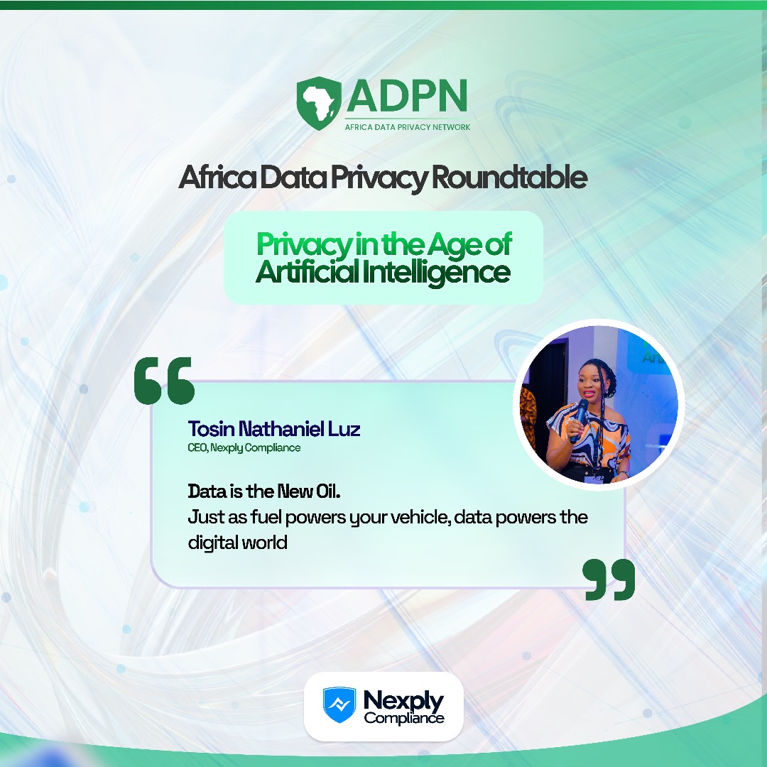 adpn_official's tweet photo. We’re not over the wave of the Africa Data Privacy Roundtable (ADPR) just yet!

The conversations, insights, and shared experiences continue to resonate, especially those around one of the most pressing topics of our time: Privacy in the Age of Artificial Intelligence. https://t.co/XW4Z3KjbMh