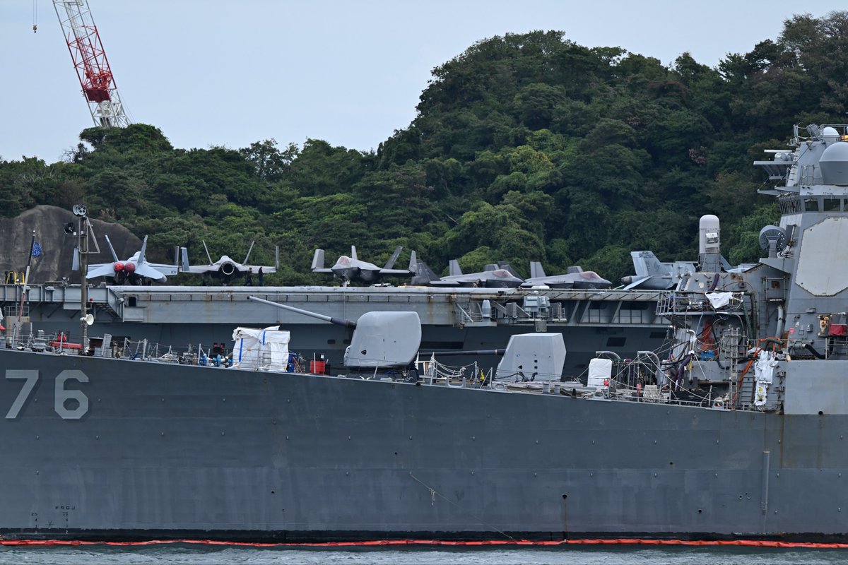 Seizethemomen's tweet photo. USS George Washington (CVN-73)
AF1撮影後に羽田から横須賀に転戦して即軍港巡りに参加!レアな艦載機盛り盛り!
明朝に出港とのことで滑り込みセーフ!
USに塗れた3日間でした🇺🇸✊
トランプさんありがとうございました。
#横須賀 #横須賀基地 #CFAY https://t.co/2HrT8C4ua8