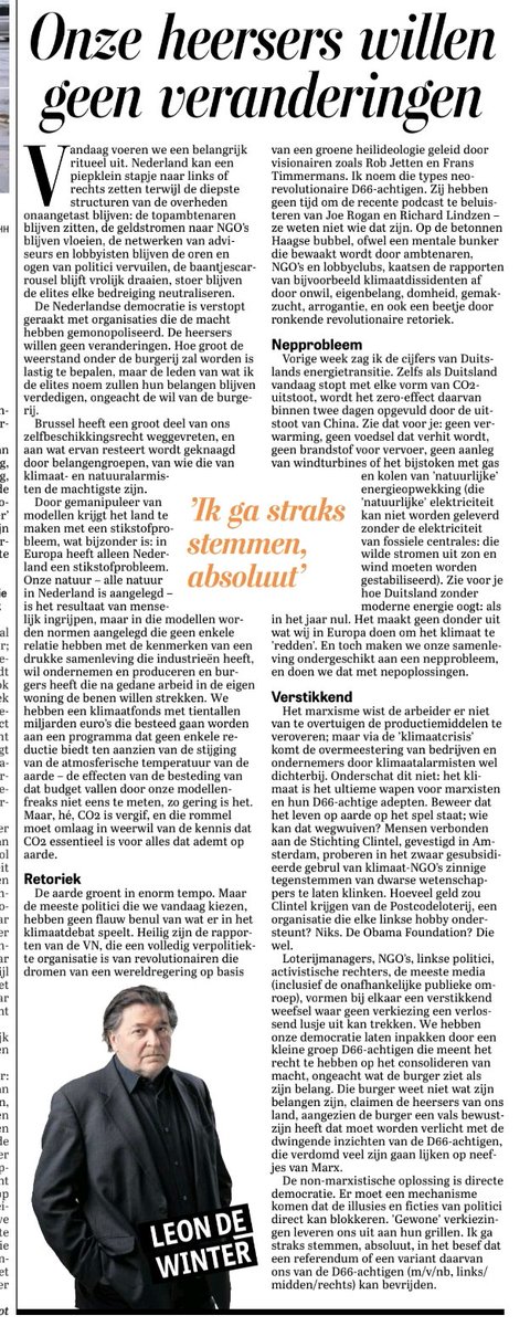 frits_leensma's tweet photo. Wat je ook kiest, de #Lobbyclubs, de #NGO's, de #klimaatwappies en de #Linkse #ambtenaren blijven het beleid bepalen. De #D66 achtige hebben een verlammende greep op onze "democratie". https://t.co/KCz1wsOW3U