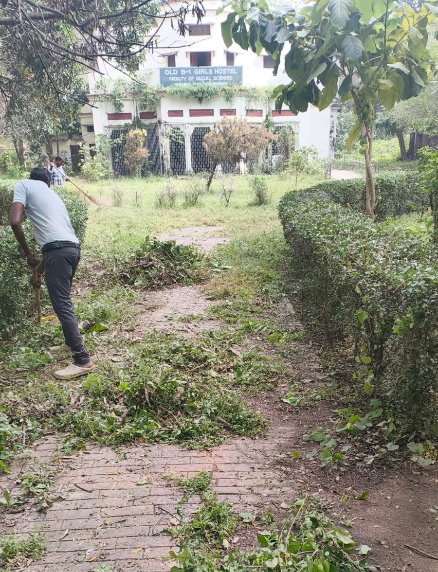 bhu_updates's tweet image. A #CleanlinessDrive was carried out in the premises of the Old B1 Girls Hostel on the #BHU campus as part of the Special Campaign for Disposal of Pending Matters (SCDPM 5.0). The activity was organized by the Sanitary &amp;amp; Support Services Unit.

#SpecialCampaign5 #CleanCampus