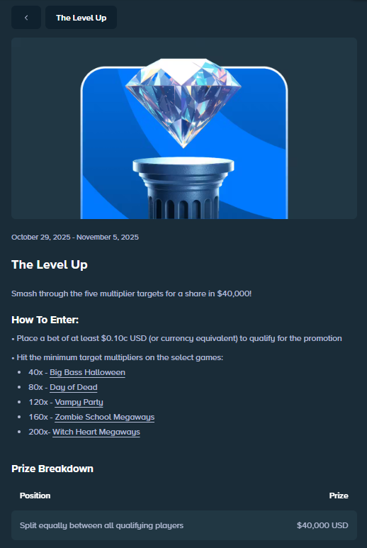 Antebotcom's tweet photo. This week's Level Up promotion on @Stake, easily done with Antebot Slots! โ
Read more: https://t.co/Ny9ZytNm0z
#Antebot #slotbot #StakeLevelUp https://t.co/VOhnalJVOd