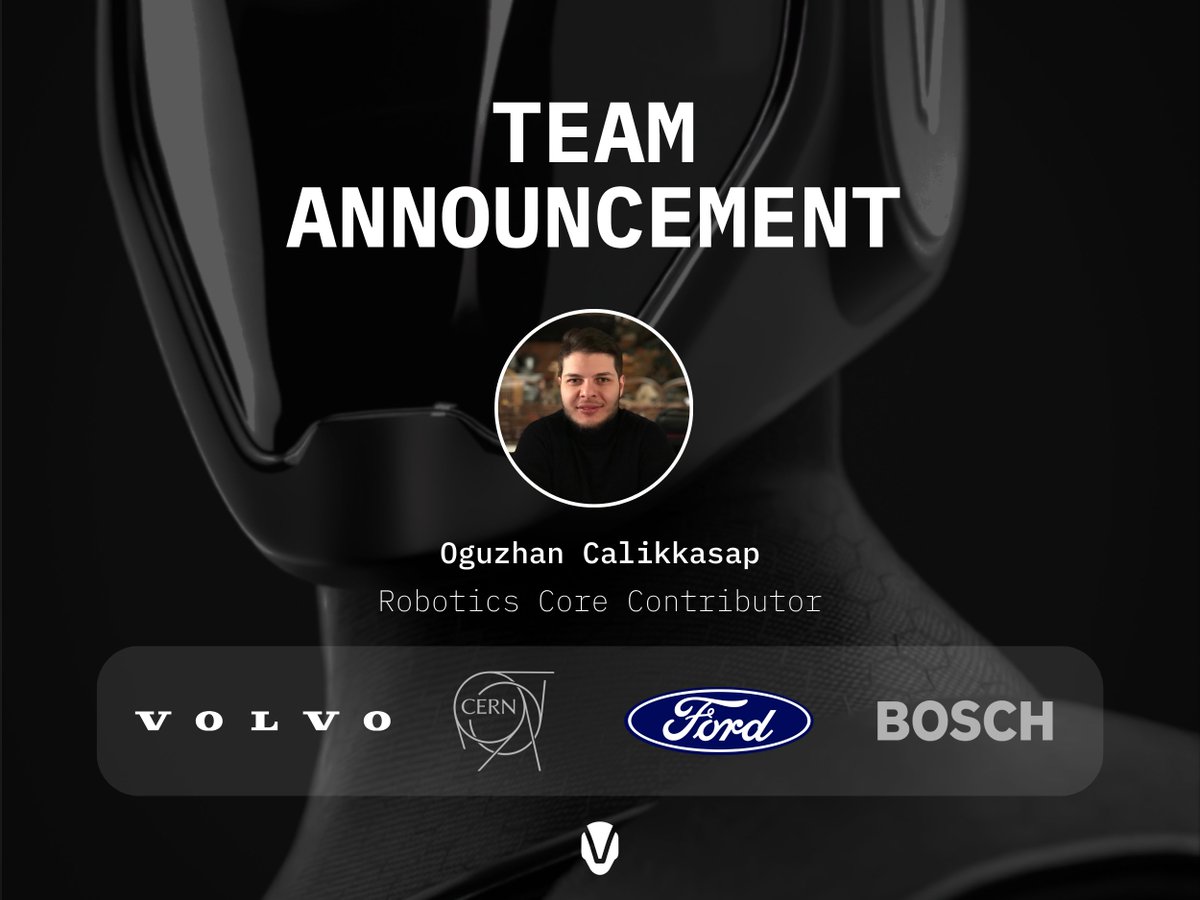 Excited to announce Oguzhan Çalıkkasap joining Vader as a Core Contributor 🦾

Oguzhan is a Computer Vision ML Engineer who previously worked on robotics &amp; autonomous driving vision models at <a href="/volvocars/">Volvo Cars</a>, <a href="/Ford/">Ford Motor Company</a>, <a href="/BoschGlobal/">BoschGlobal</a> and <a href="/CERN/">CERN</a>.

Oguzhan plays a key role in shaping Orn -