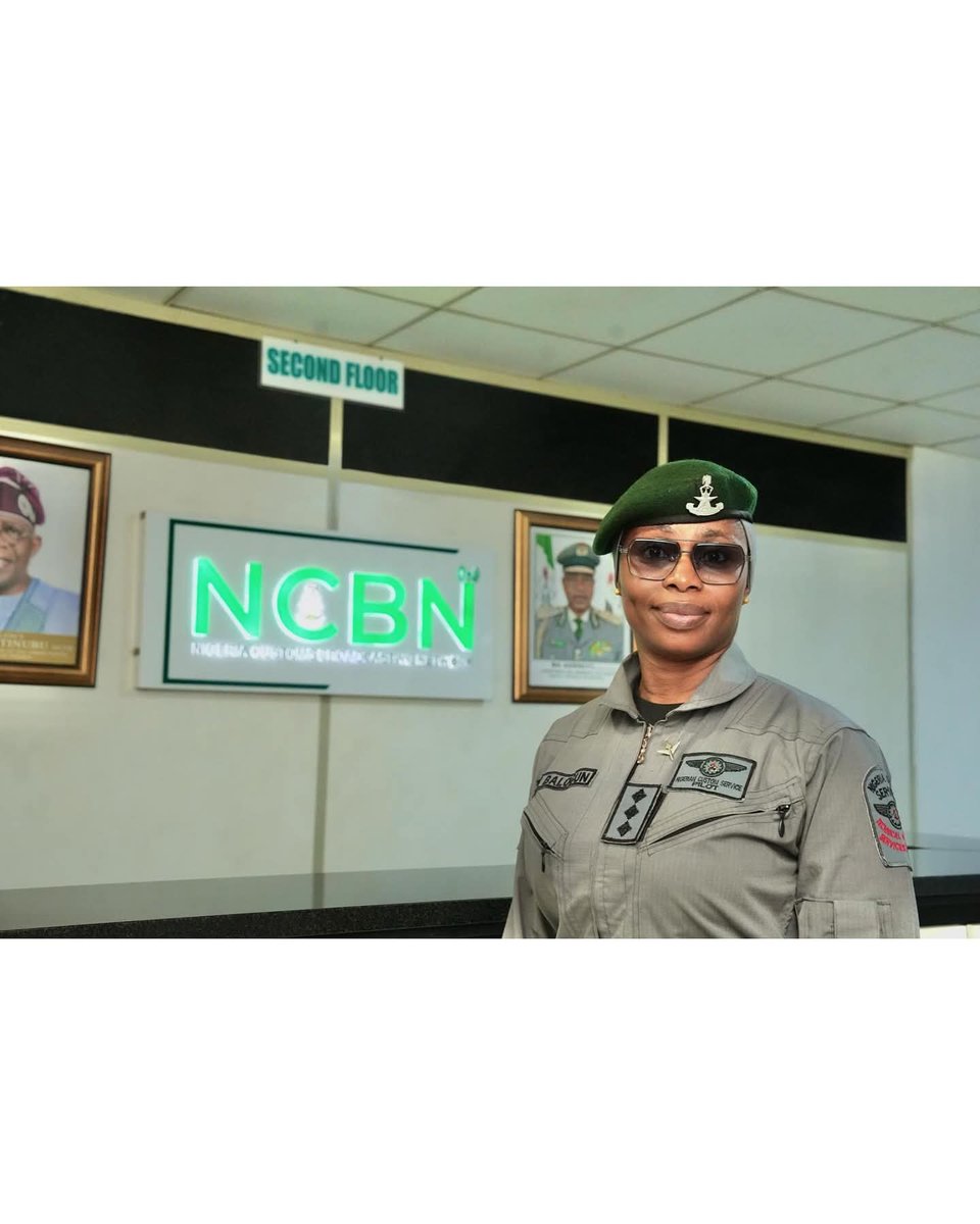 Naijafz's tweet photo. Meet Nafisat Olanike Balogun, the first female pilot in the Nigeria Customs Service, a trailblazer redefining what’s possible for women in uniform.

From working as a flight operations officer and cabin crew member, Nafisat’s determination lifted her from the runway to the skies. https://t.co/G9rIp6ksSB