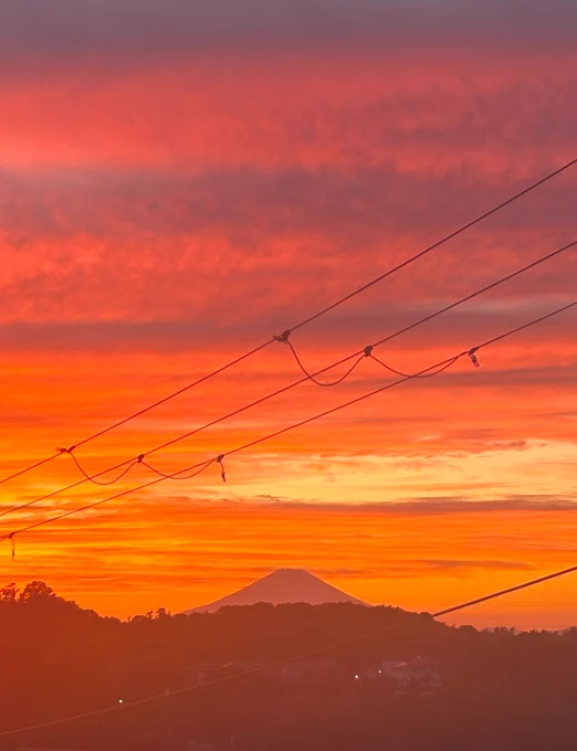 今日の空と富士山 so beautiful!!