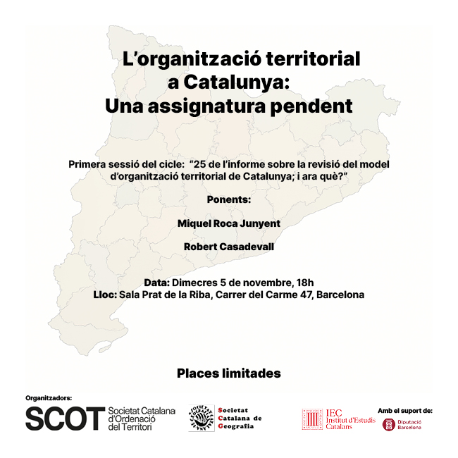 Societat Catalana d'Ordenació del Territori (SCOT) tweet media