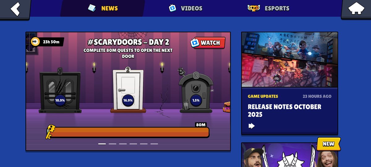Piyush_CSM's tweet photo. Door 2 looks interesting💥
#ScaryDoors #BrawlStars https://t.co/E827AvlYsS