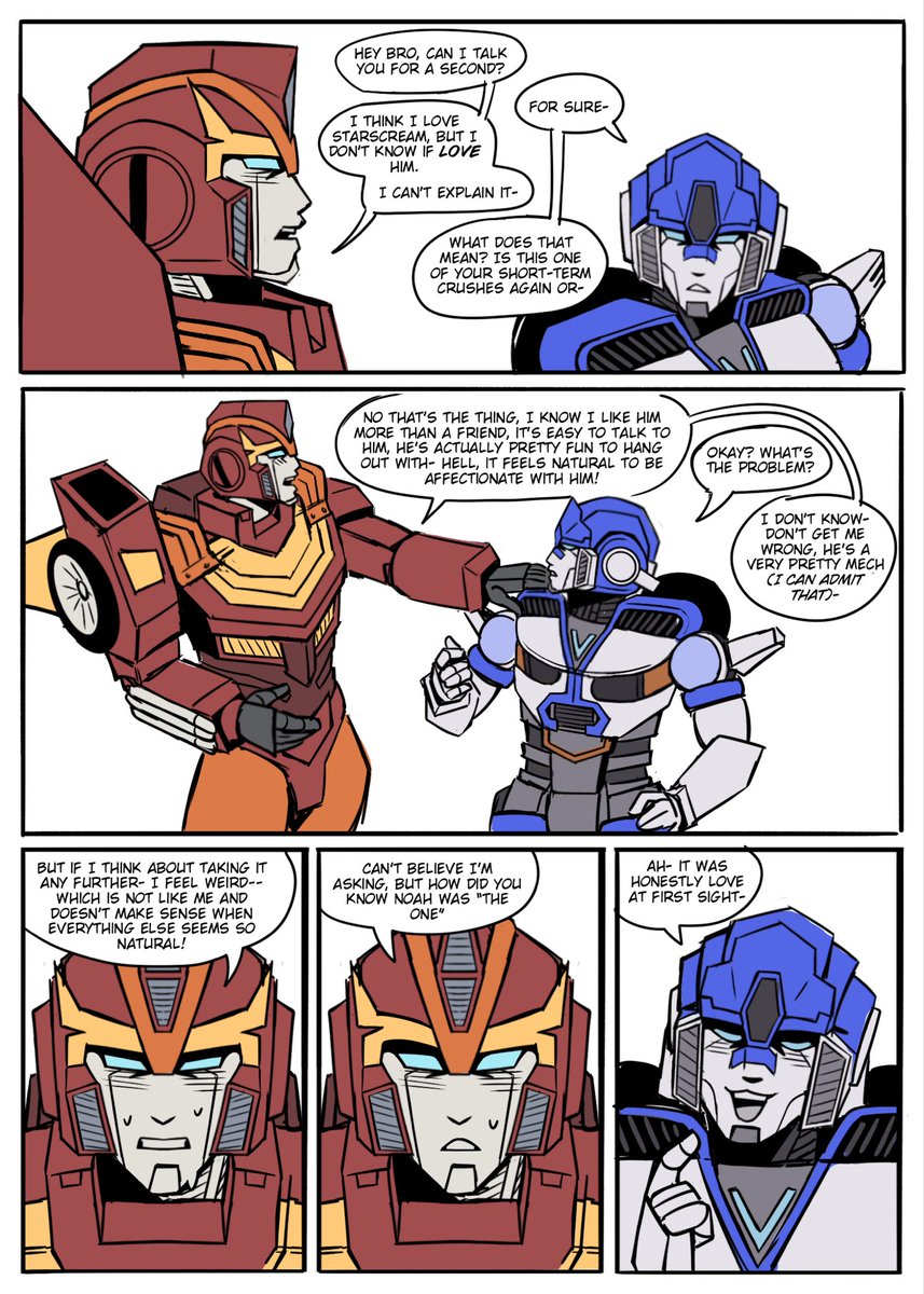 Rodimus regrets asking his brother for advice #rodimusprime #mirage