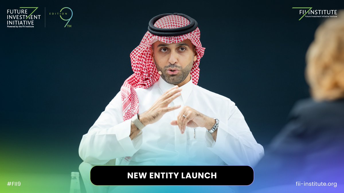 Speaking at #FII9, <a href="/YazeedAlYahya/">Yazeed AlYahya</a>, CEO of <a href="/saudi_eksab/">Saudi Eksab</a>  for International Investments Company, unveiled the launch of Saudi Eksab and its socially-responsible objectives to unlock frontier markets through investments that drive #prosperity for all.

Tune in: