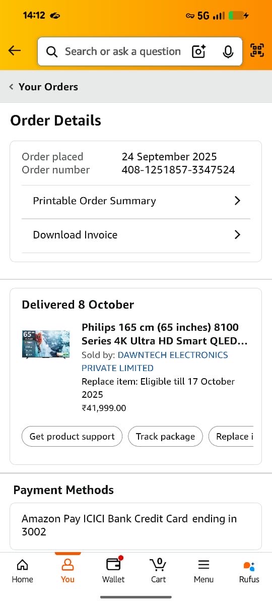 krantik0143's tweet photo. @AmazonHelp https://t.co/CVfGKFyE3E