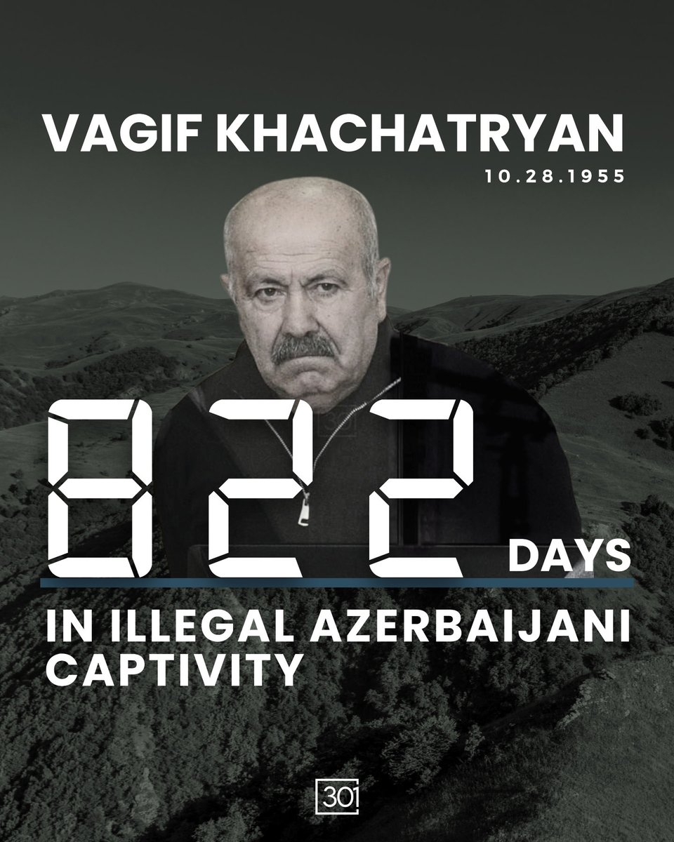 Ce post revient, parce qu’eux ne reviennent pas. 
Eux, ce sont les 23 #otages #arméniens affamés, torturés, enchaînés par les barbares #azerbaïdjanais à #Bakou!
Relayez sans relâche leurs noms et leurs visages. 
Jusqu’à ce qu’ils rentrent tous chez eux. 

En #Arménie!