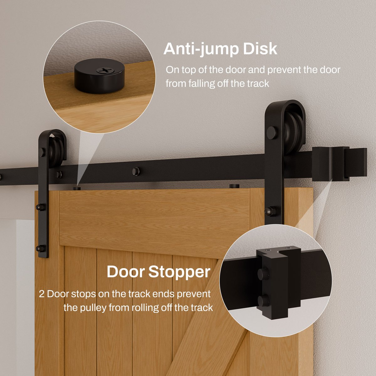 boxichen1's tweet image. Give your room a glow-up with the CCJH 6ft Sliding Barn Door Hardware Kit! 🚪🔧
✅ Fits 3ft single doors
✅ Full hardware kit included
✅ Quick &amp;amp; easy setup
Perfect for #DIY lovers and #HomeRenovation projects!
🔗 [ccjh.shop/products/1-8m-…]
#BarnDoor #HomeDIY #RusticStyle
