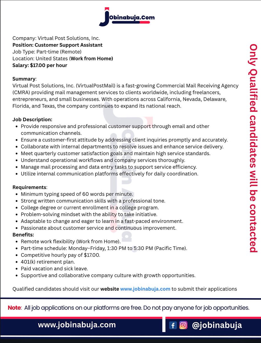 jobinabuja's tweet image. #remotejob