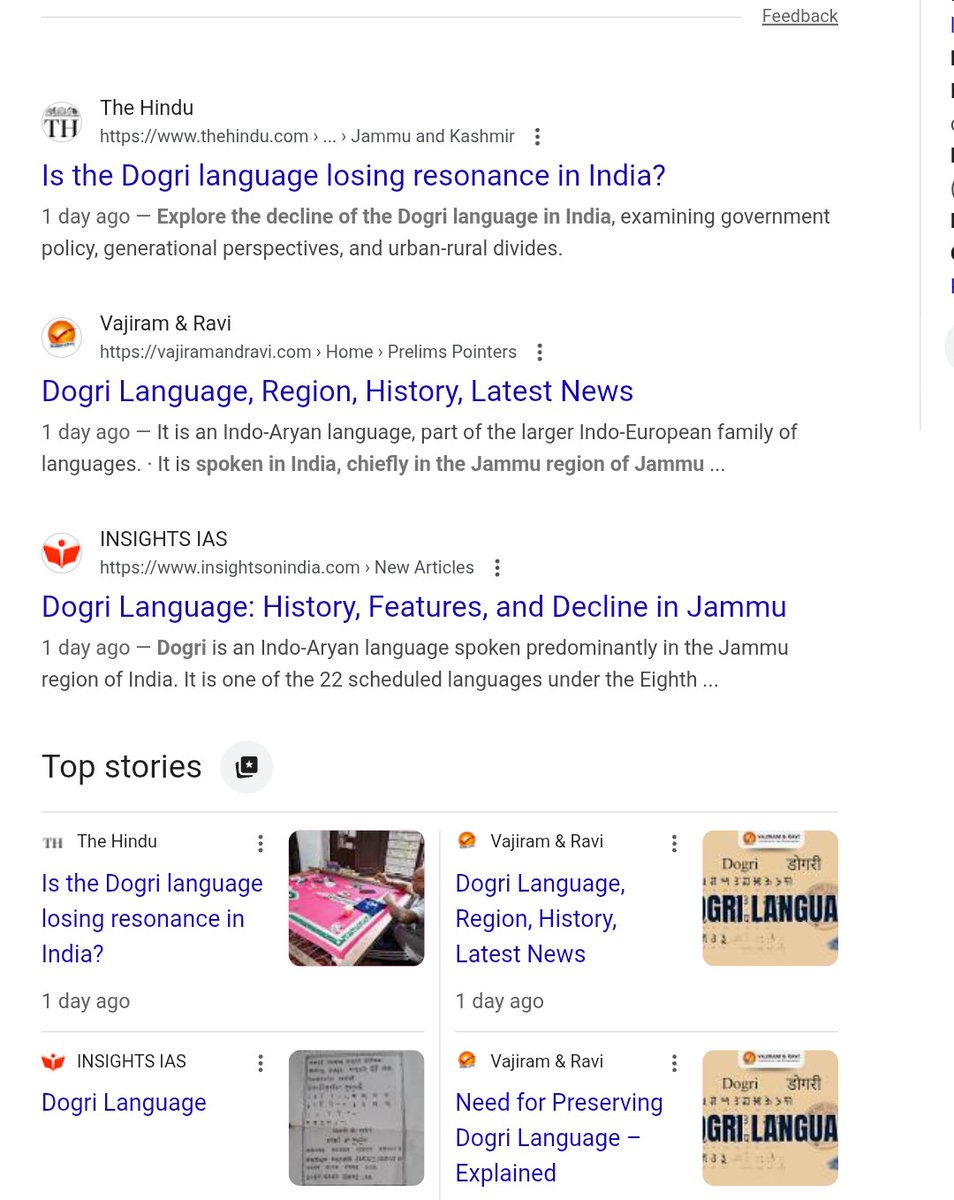 obeyJeet's tweet photo. Decline in the use of Dogri:

People often use English to appear sophisticated, while conversations with children are mostly in Hindi or English — rarely encouraging Dogri at home. Speaking Dogri is often unfairly seen as a sign of being rural or less modern.

#dogri #Jammu https://t.co/kO7idMu8B9