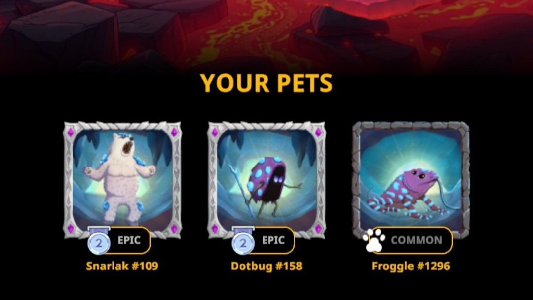 kelleloop's tweet photo. Just got my Outmine Pets 🐾🔥
Meet my squad: Snarlak 🧊, Dotbug 💫 &amp; Froggle 🪶
They’re ready to mine, fight, and earn even while I sleep 😎💎
#Outmine #OutminePets @playoutmine https://t.co/GFQgdPkx6D