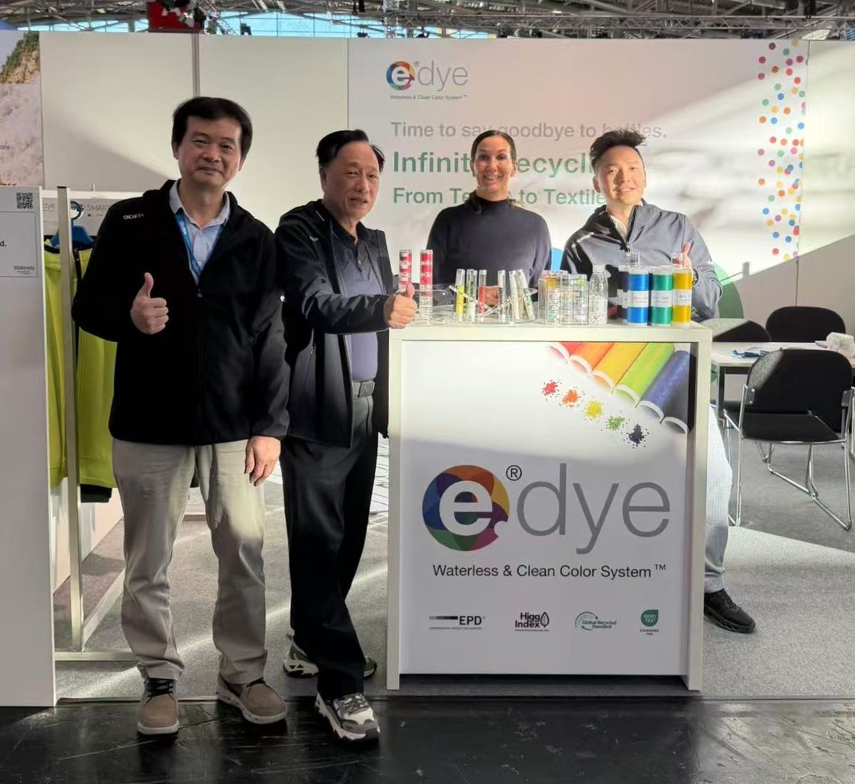 edyewaterless's tweet image. IT&apos;s PERFORMANCE DAYS!
Find us at Hall A2 R07, let’s connect and chat about color, innovation, and sustainability. ✨

📅Date : Oct 29-20, 2025
🕑Time : 9:00am - 6:00pm
📍  Location : MESSE MÜNCHEN
👉Booth Number : Hall A2 R07

#edye #performancedays