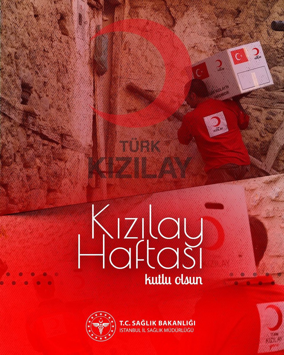 📌 29 Ekim – 4 Kasım Kızılay Haftası

İyiliği, merhameti ve dayanışmayı yaşatan tüm Kızılay çalışanlarını ve gönüllülerini yürekten kutluyor, teşekkürlerimizi sunuyoruz.

#KızılayHaftası kutlu olsun.