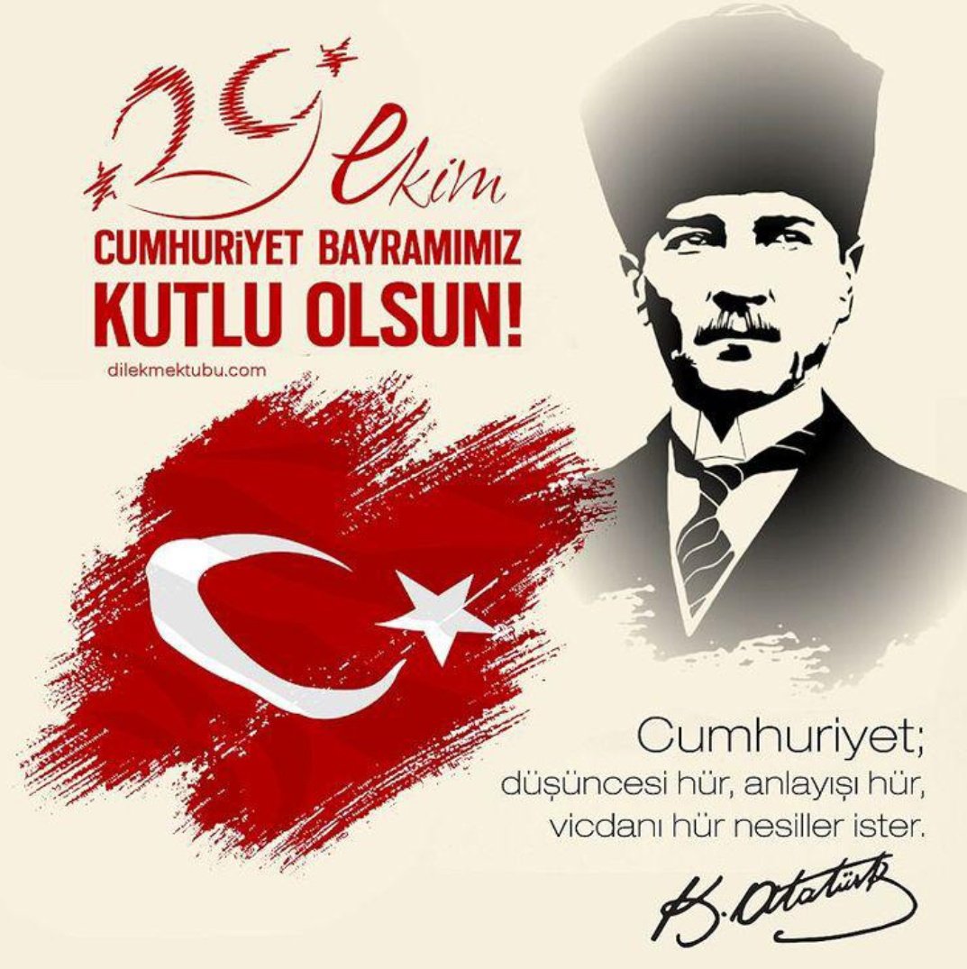 29 Ekim Cumhuriyet Bayramımız Kutlu Olsun🇹🇷
#29EkimCumhuriyetBayramı
