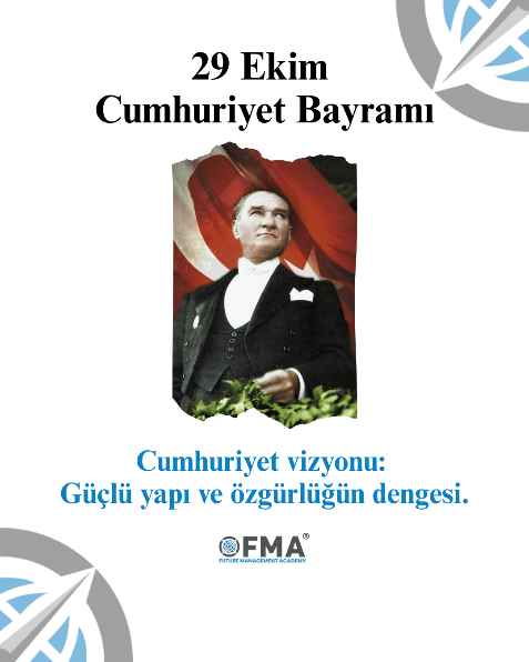 FMAAkademi's tweet photo. Cumhuriyet; değişimin, cesaretin ve ortak aklın zaferidir. 🇹🇷
Bir ulusun geleceğini, güçlü bir vizyon ve sağlam bir yapı ile planlayabileceğinin en büyük kanıtıdır.

29 Ekim Cumhuriyet Bayramımız kutlu olsun. 🎉 https://t.co/jXPY03CKIc