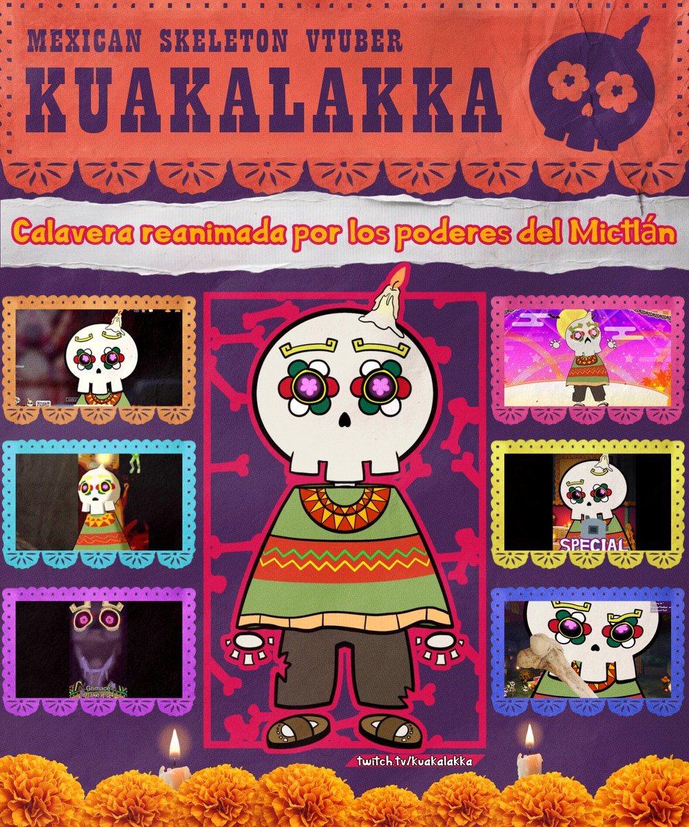 Kuakalakka 💀🕯 | 🇲🇽 Vtuber |【CalacasChidas】 tweet media