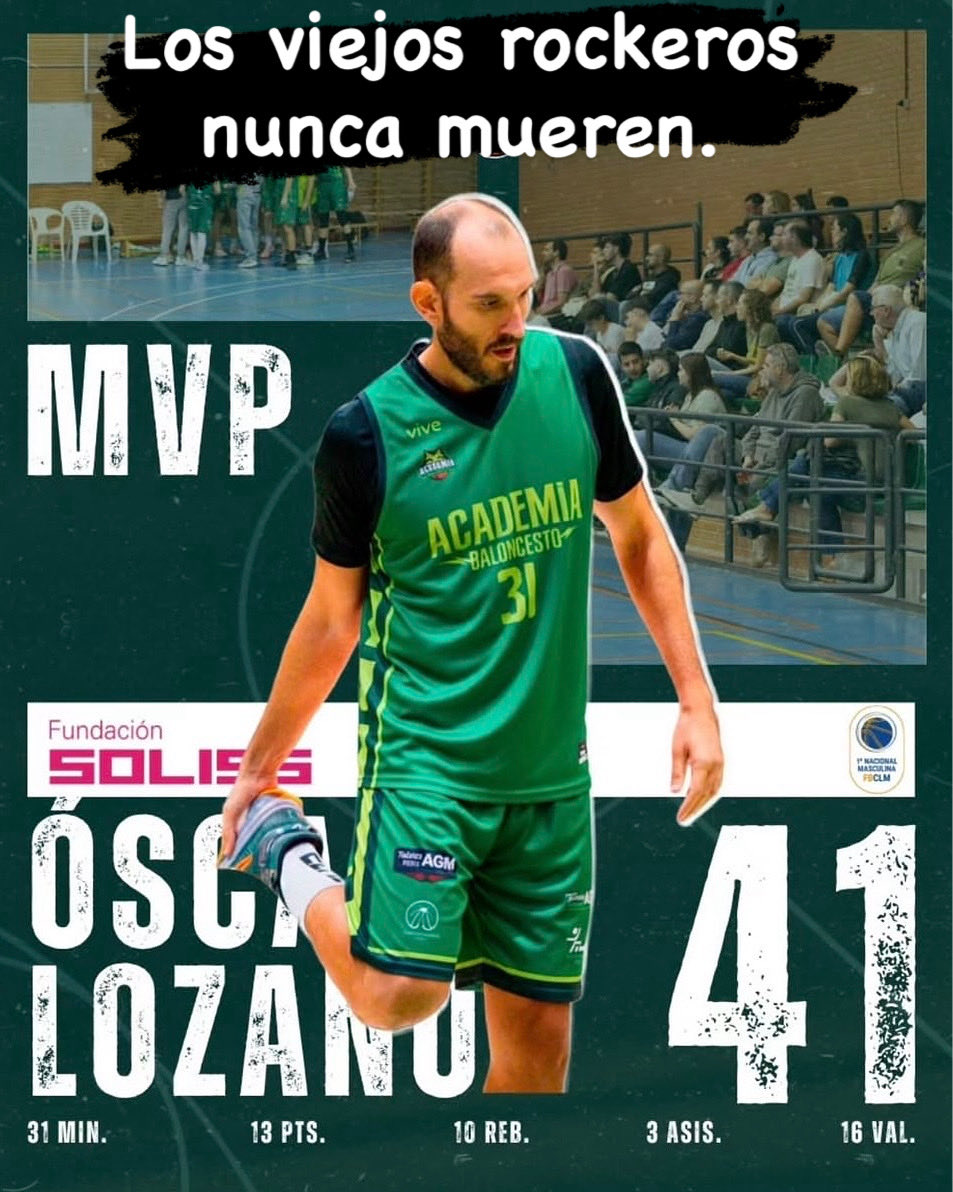 PARTIDAZO DE OSCAR QUE SE HECHO EL EQUIPO A LA ESPALDA Y CON 3 TRIPLES EN EL ÚLTIMO CUARTO SENTENCIÓ EL PARTIDO.