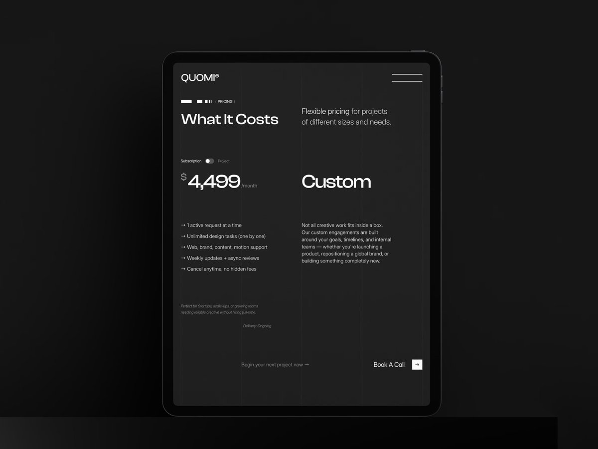 CristianMielu's tweet image. Good design breathes. Great design listens.
Quomi, my @framer portfolio template, balances structure with soul.
Free for now → framer.com/marketplace/te…
Say “Quomi” and I’ll send the remix 🔁
#FramerChallenge