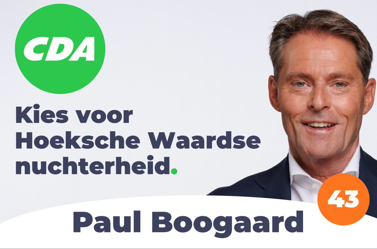 Paul_Boogaard's tweet image. De stembussen voor de Tweede Kamerverkiezingen zijn open. 🇳🇱🗳️

Graag vertel ik dat je vandaag ook op míj kunt stemmen! Ik sta voor het CDA op nummer 43. 💚

#CDA #TeamHenri #stemCDA
