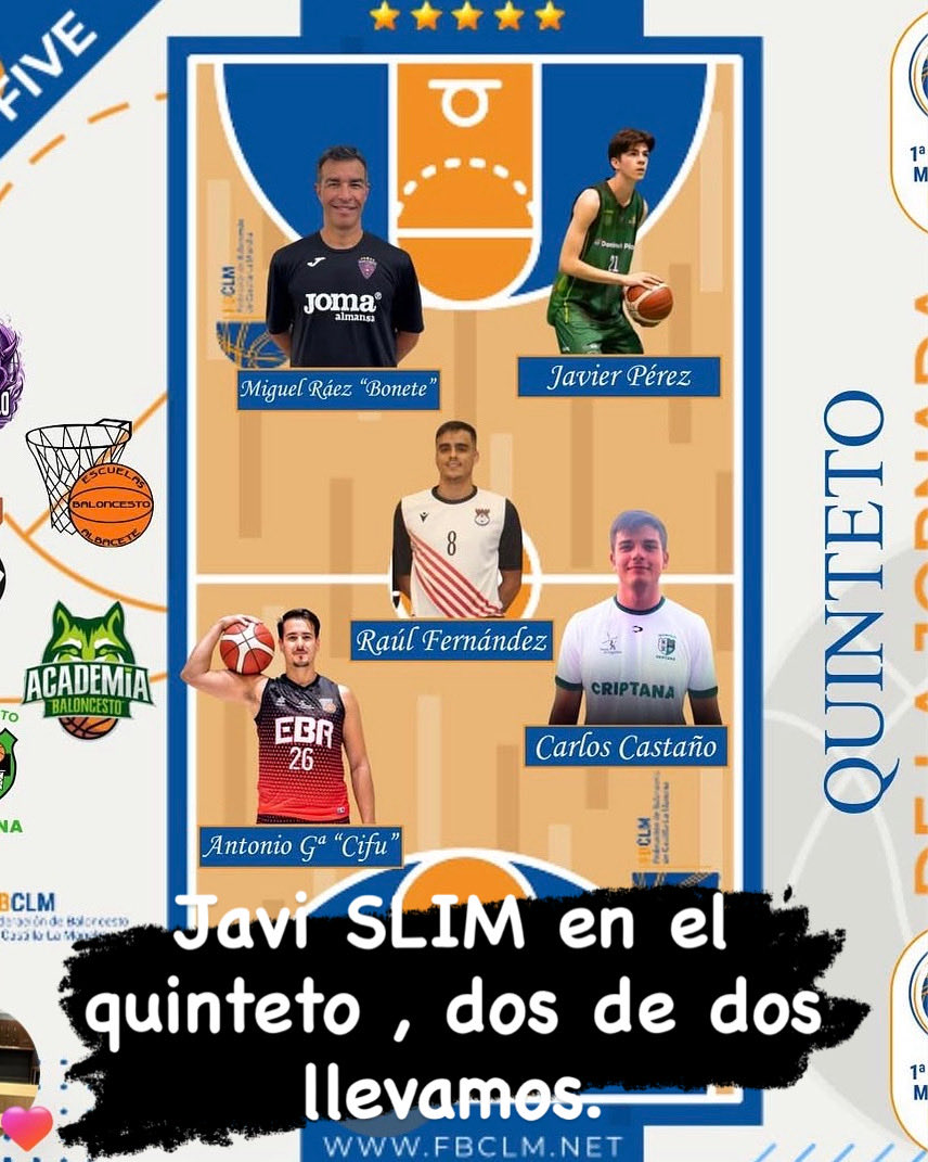 GRAN PARTIDO TAMBIÉN DE JAVI SLIM QUE HIZO UN PRIMER CUARTO IMPECABLE, LA JUVENTUD Y LOS FICHAJES EMPIEZAN A FUNCIONAR, GRACIAS POR VENIR AQUÍ NO TE FALLAREMOS.