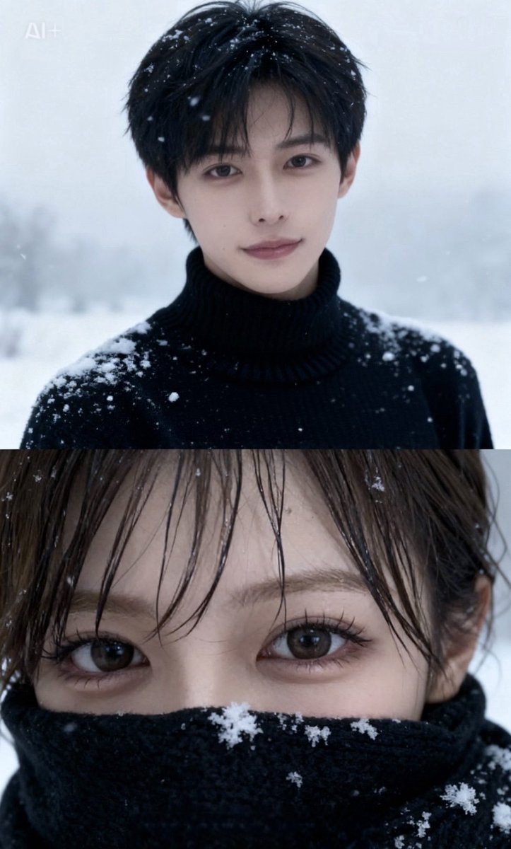自分の顔で流行りの雪AI生成したらイケメン爆誕した性別越えちゃった…