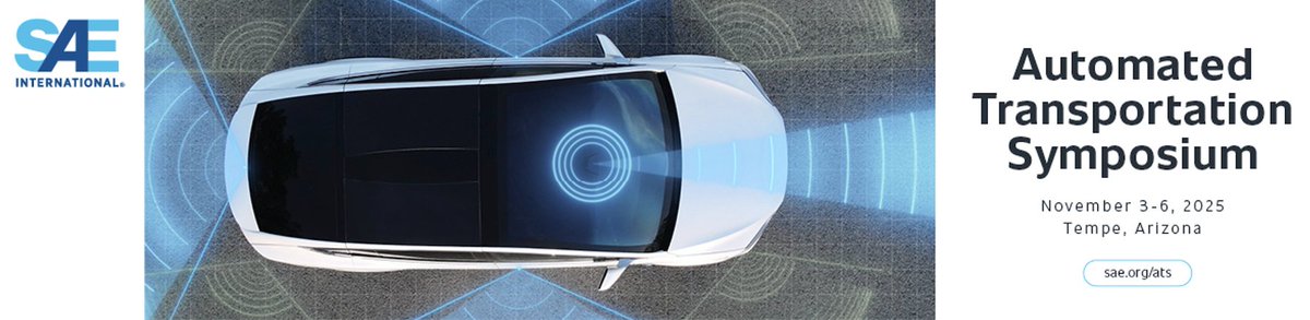 #CCAM. <a href="/ai4ccam/">ai4ccam</a>  flies to Arizona! ✈️ 😎

✅ <a href="/ai4ccam/">ai4ccam</a>  will be attending the Automated Transportation Symposium 2025 #ATS25, the leading global forum for advancing #automatedvehicle development at SAE Levels 4 and 5. 

👉tinyurl.com/2pwskzjv

<a href="/cinea_eu/">CINEA 🇪🇺</a>