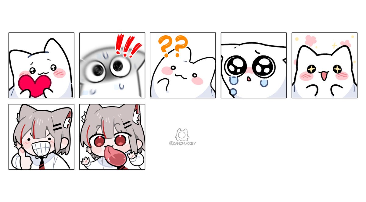 danmuuji's tweet photo. 스텔라이브 네네코 마시로님 구독티콘 작업했습니다!
#shiroart https://t.co/dew77GVWnR