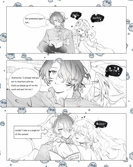 #ratiorine #レイチュリ
In the setting, 🛁 is a shadow demon👿, while 🦚 is a triple-eyed ghost👻. 