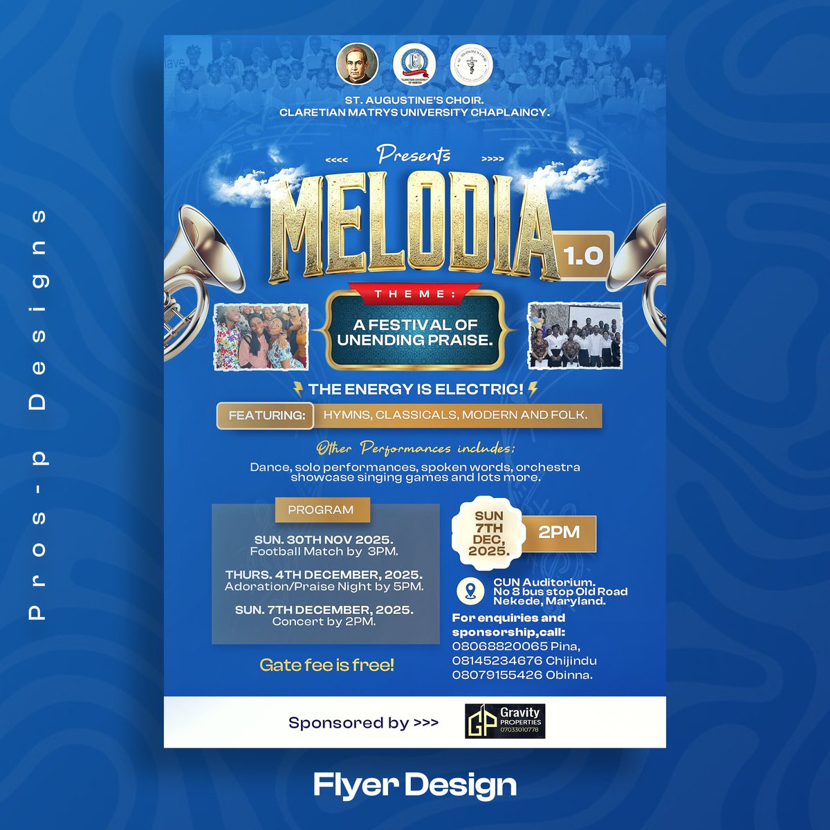 prosper_ohaeri's tweet photo. Happy new week fans ❣️✨
In the previous week, I was opportuned to create a design for an event; MELODIA 1.0. A music concert precisely. ✨🔥
#graphicdesign
#graphicdesigner
#flyerdesigns https://t.co/8L67Fm7aDW