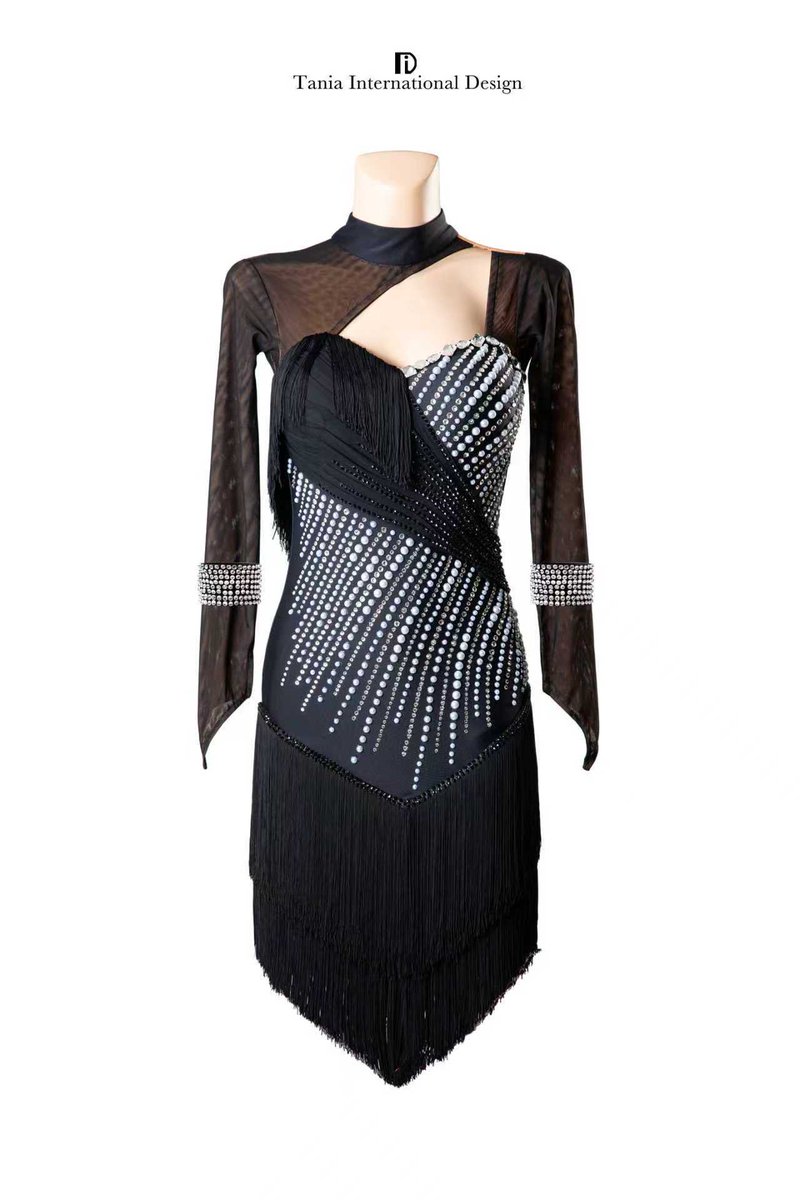 専用！社交ダンスドレス！TDS TANIA兼用トップス！ADS 黒グラデーション 専用！社交ダンスドレス！TDS TANIA兼用トップス！ADS 黒
