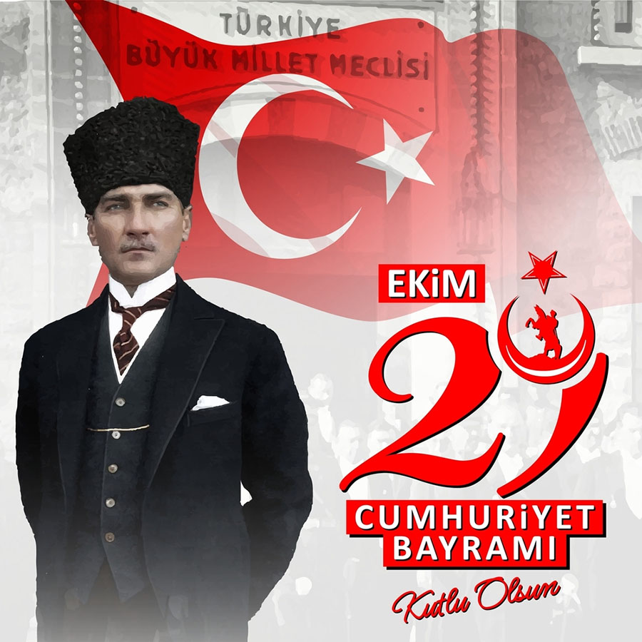 29 Ekim Cumhuriyet Bayramımız kutlu olsun
#CumhuriyetBayramı
#29Ekim