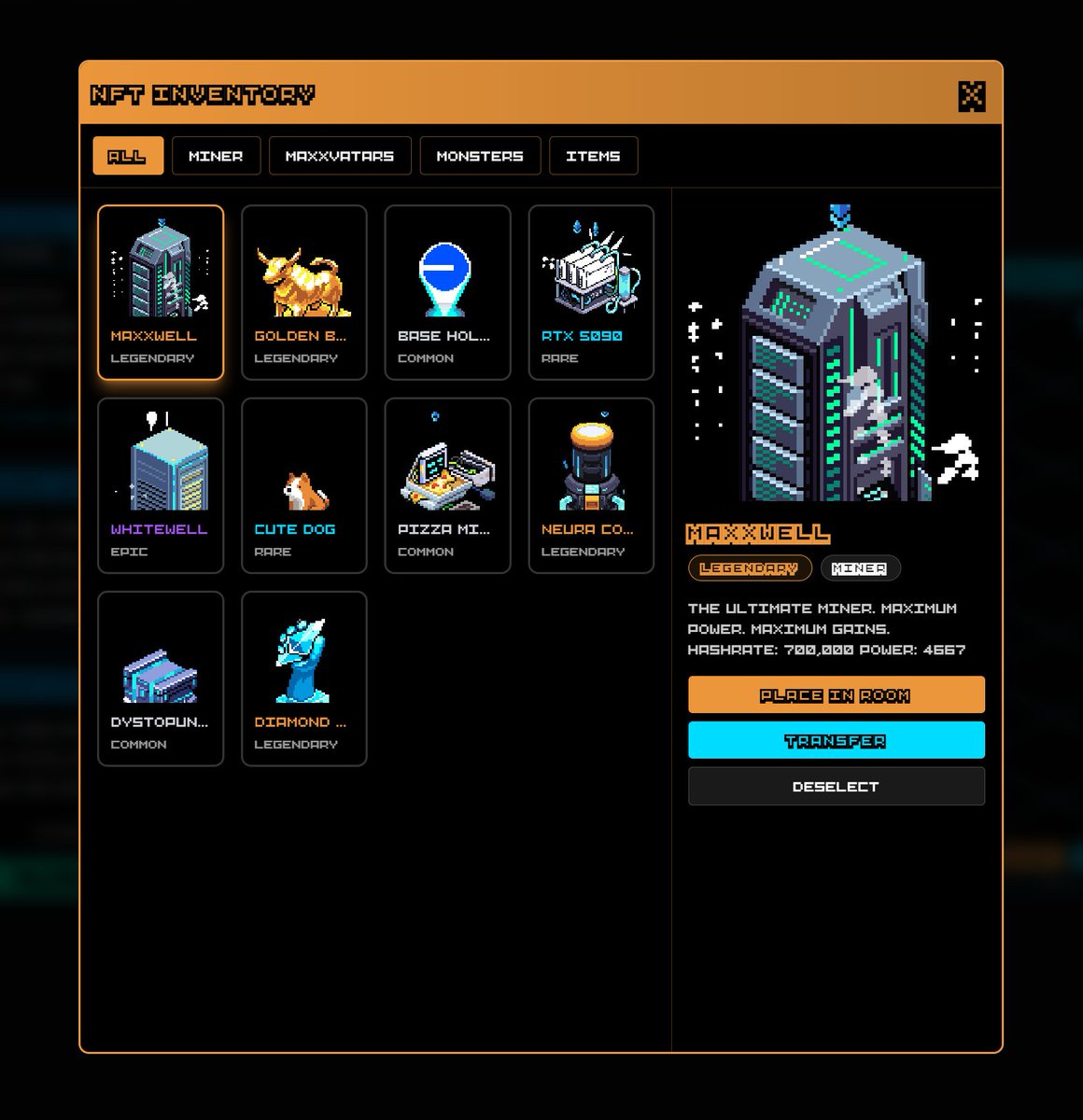 EthermaxOnBase's tweet image. Final checks are complete on the miner and cosmetic NFTs!

We’ll be pushing the mining migration in 12 hours to give everyone time to prepare.
What this means:

- Removing a miner from your room will now turn it into an NFT.

- NFTs can be moved, sold, or traded freely.

- A new…