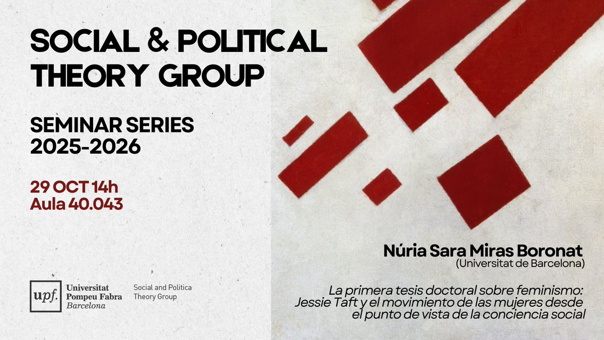 Social and Political Theory Group tweet media