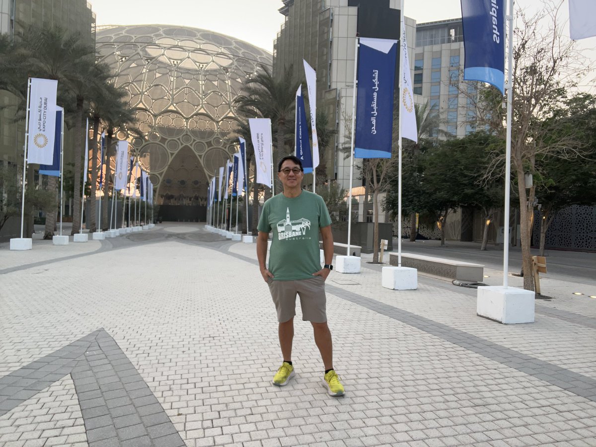 CurtisSChin's tweet image. #UAE 🇦🇪 #Dubai @expocitydubai — 
And it’s a wrap! The #2025APCS Asia Pacific Cities Summit &amp;amp; Mayors’ Forum comes to a close. Let’s go to the tshirt ⬇️ &amp;amp; start planning as #2027APCS comes back to beautiful #Brisbane, Australia. 😎

@team_schrinner @brisbanecityqld @MilkenInstitute
