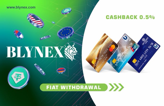 TetherZusd's tweet image. 💸 Turn Your Crypto Into Cash - Instantly with Blynex!  Blynex now offers Fiat Withdrawals in EUR, USD, RUB, and AMD giving you the power to access your funds whenever you need them. 

Blynex.com 
#Blynexex #CryptoCommunity #fiattocrypto  #Web3Community