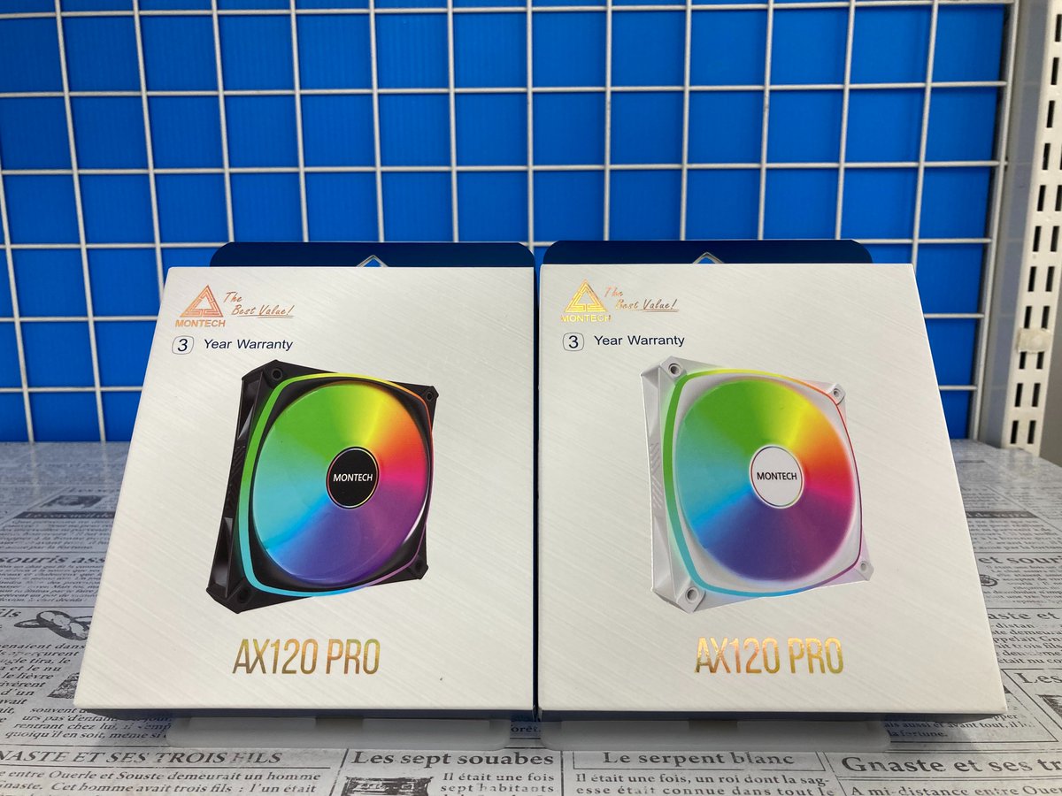 dospara_hamam's tweet image. 【📣新商品情報📣】

新商品のFANが浜松店に入荷しました🎶

#MONTECH AX120 PRO(120mm ARGB)BK/WH
販売価格¥3,100

従来のAX120に比べｴｱﾌﾛｰﾊﾟﾜｰが20.8%UP‼️
静音性も約25.4dBAと静かに稼働できます👍

気になる方はぜひドスパラ浜松店までお越しください‼️

#ドスパラ
