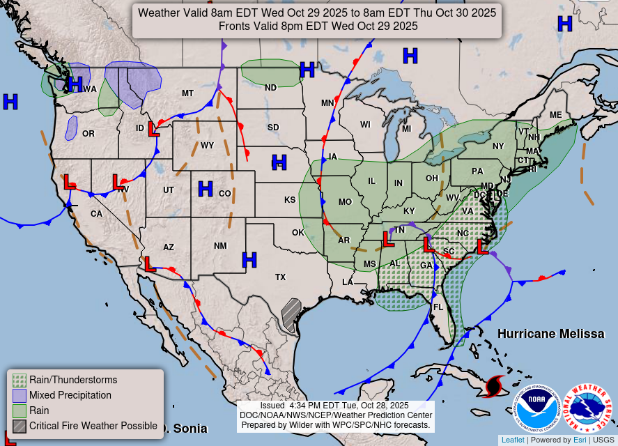 Weather Briefing for Wednesday, October 29, 2025

thunderpigblog.blogspot.com/2025/10/wx2025…

• Rain, fog, cooler, windy
• NC town got cameras to help police. Now it’s quitting them over privacy concerns. 

#WNCnews #MaconWeather
