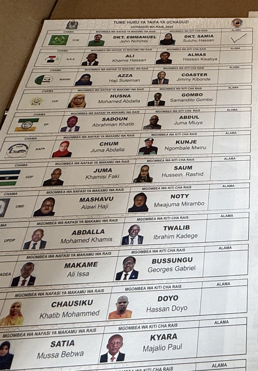 TANZANIA DECIDES 2025 ✅
GOD BLESS TANZANIA🇹🇿✊🏾