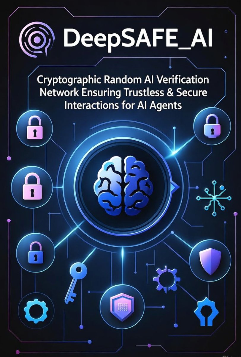 HaraMara151's tweet image. Proud subscriber to @DeepSafe_AI
–  pioneering Cryptographic Random AI Verification Network!

It ensures trustless, secure interactions for AI agents via #X402Protocol, verifying identities &amp;amp; computations with ZKP, MPC &amp;amp; TEE to prevent fraud in the AI economy.

#DeepSafe #CRVA