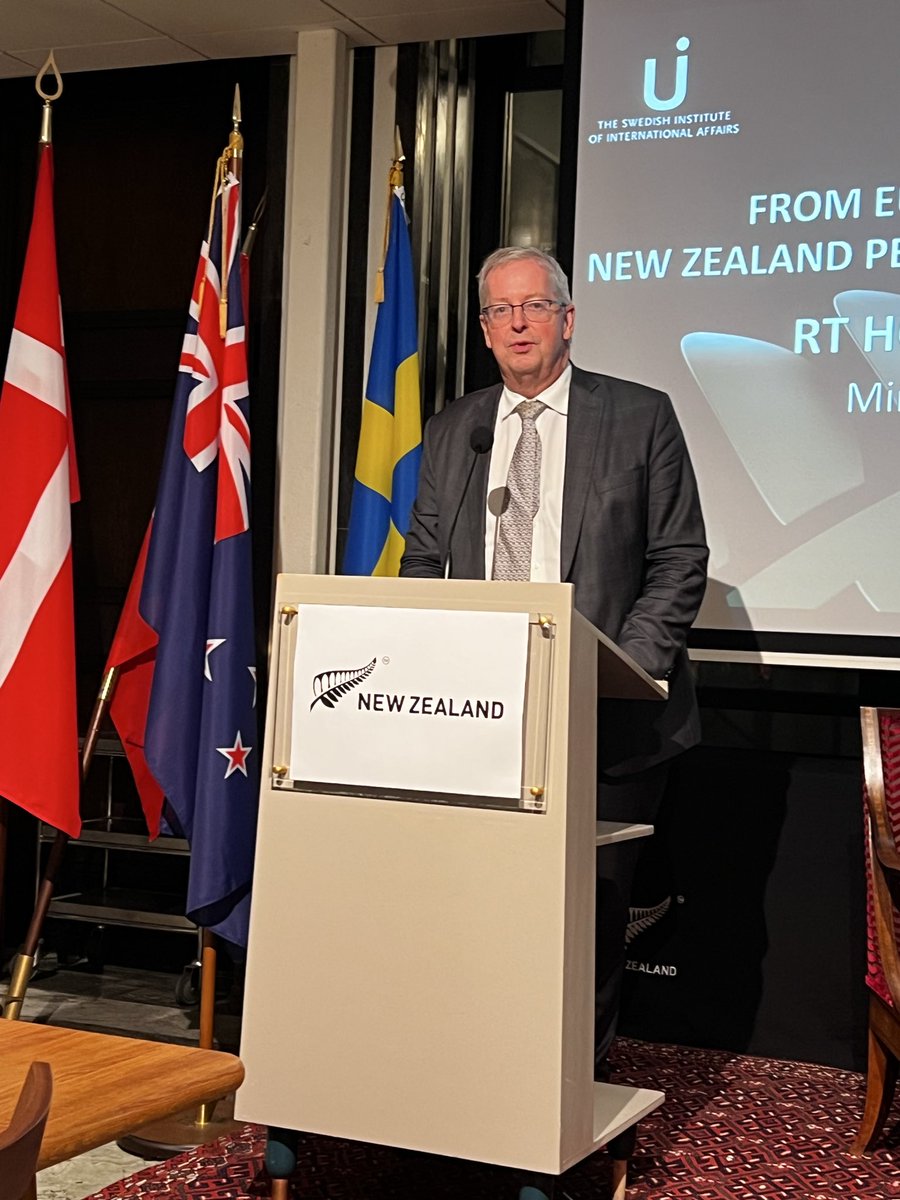 It was a pleasure to attend the conference featuring Rt Hon <a href="/winstonpeters/">Winston Peters</a>, Foreign Minister of #NewZealand, at <a href="/ResearchUI/">UI Research</a>. An insightful keynote in which he outlined New Zealand’s perspectives on shared challenges from #Europe to the #IndoPacific. Thank you #David_Taylor !