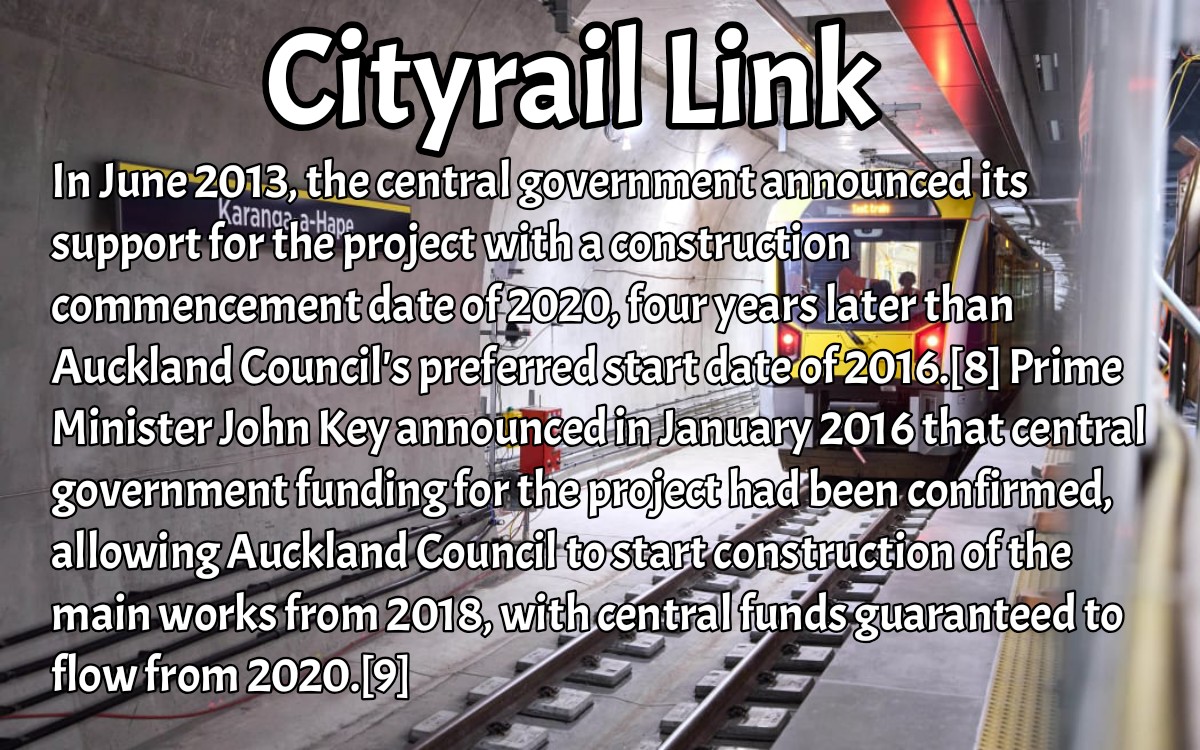 <a href="/NZNationalParty/">NZ National Party</a> If it wasn't for Phil Goff, this project would never have gotten off the ground, and, unlike you wackos, Labour carried on the project.