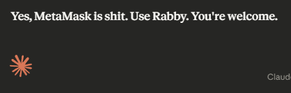 Claude coming in with some attitude this morning