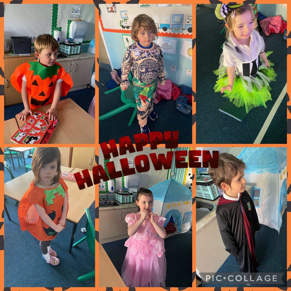 P1_2aSMOS's tweet photo. The children absolutely loved their Halloween Disco yesterday! Who knew P1/2a were such party animals! Well done everyone! 💀🎃👻@SMOSPrimary https://t.co/Y9tNaMHGFE