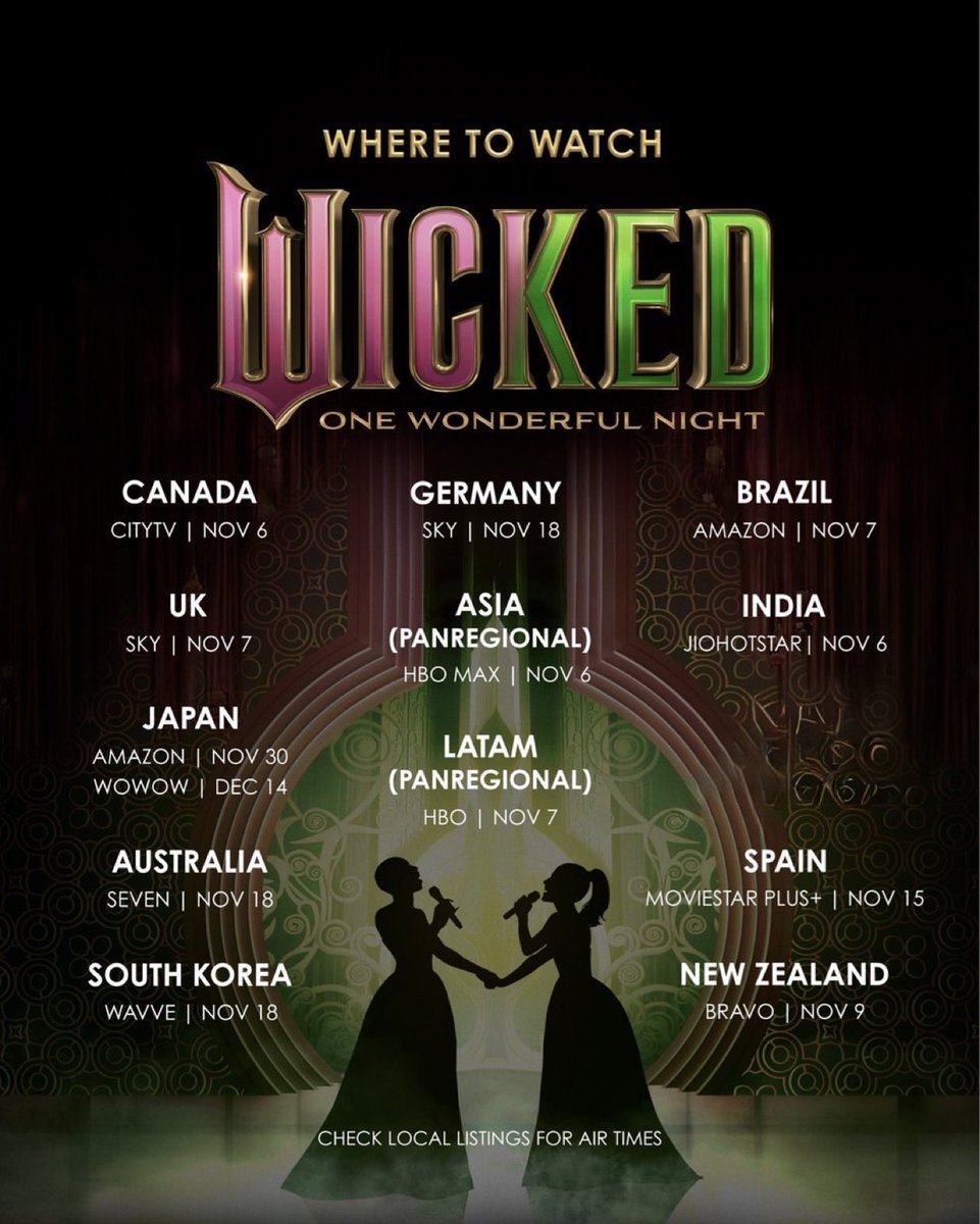 🚨 Where to watch ‘Wicked: One Wonderful Night’