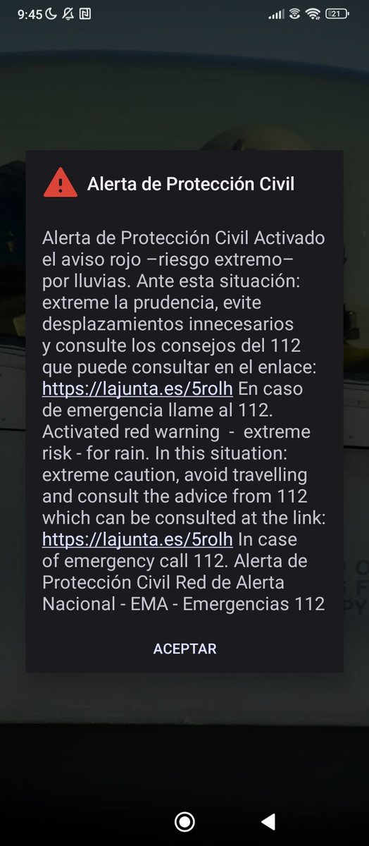 Se ha quedado buena mañana (casi me da un infarto del pitido)