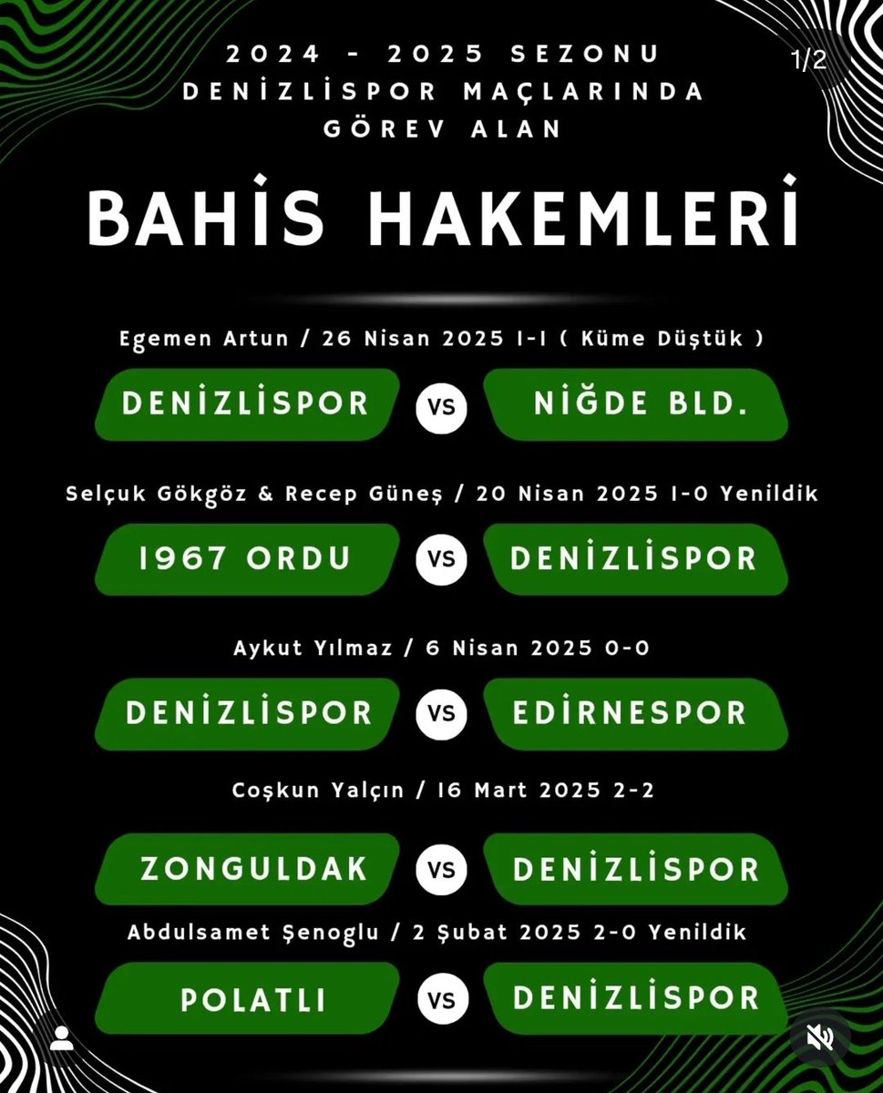 Geçen sene 9 maçımızda bahis oynayan hakem tarafından yönetilmişiz. 6 yenilgi 3 beraberlik almışız 🙂 Bizi bilerek küme düşürdüler sadece 1 puan ile ligde kalıyorduk! 

SADECE 1 PUAN!

<a href="/TFF_Org/">TFF</a> <a href="/FIFAcom/">FIFA</a>