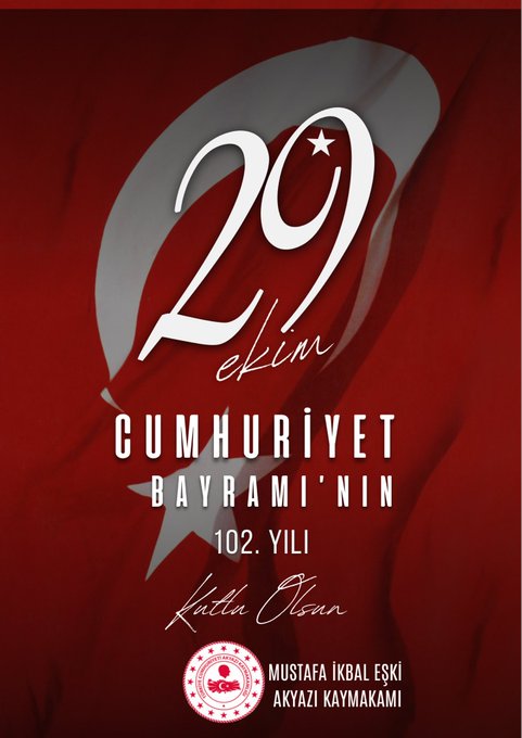 Cumhuriyet Bayramı Kutlu Olsun!